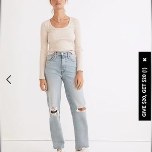 The Petite Perfect Vintage Straight Jean in Danby Wash